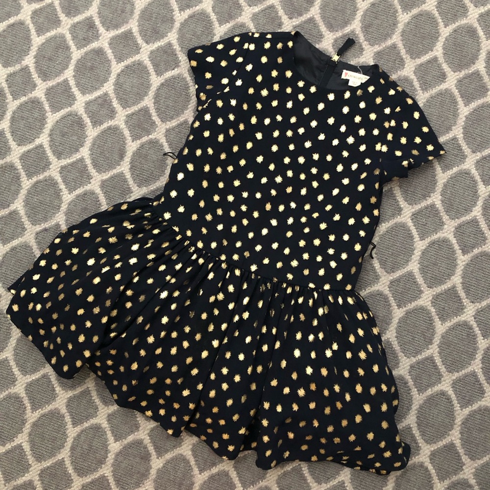 CrewCuts Navy and Gold Dress